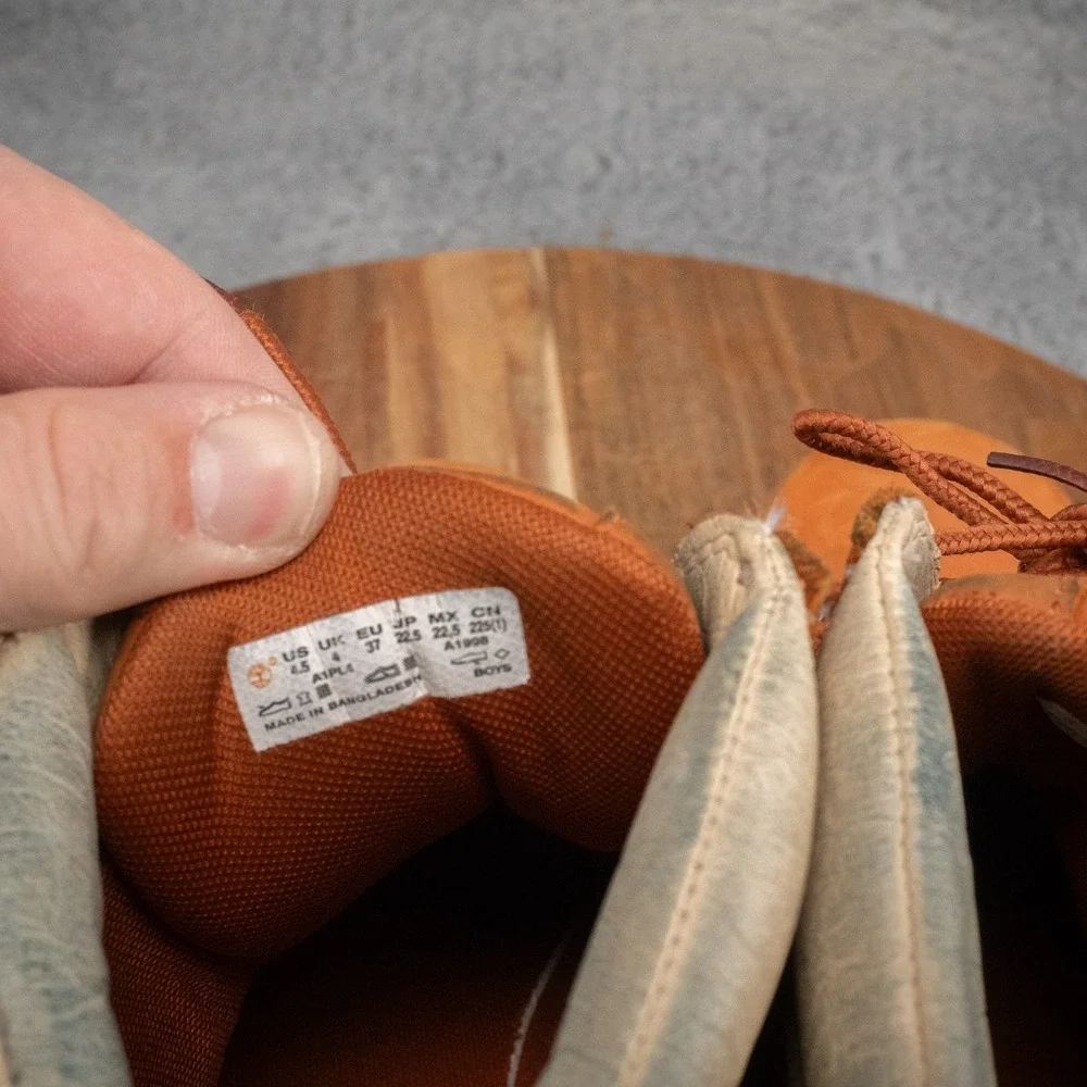 Timberland‎ Junior Field Boots Boys Size 4.5 *READ*